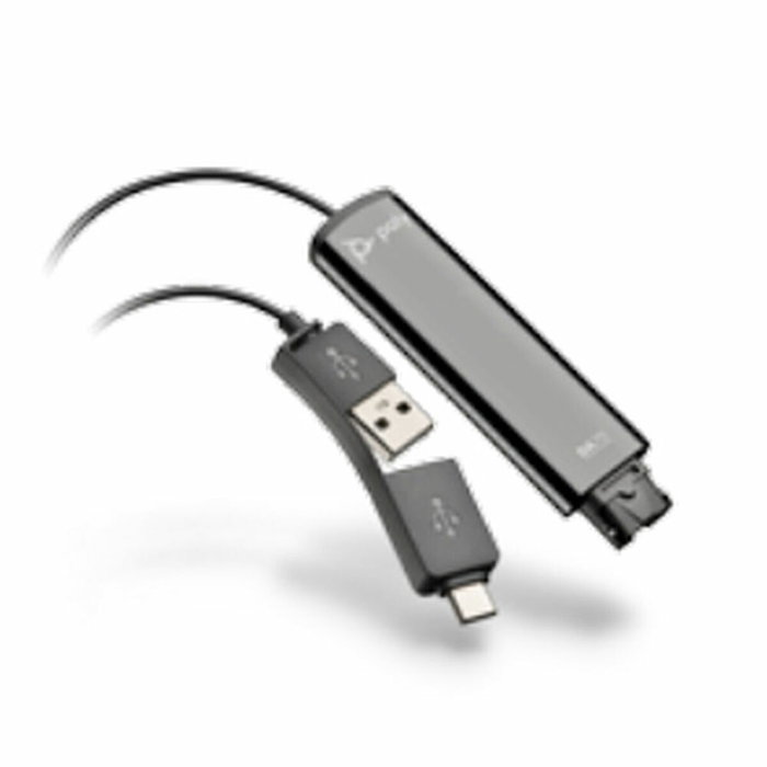 Poly Adaptador para Auriculares DA75 QD a PC USB-A/USB-C