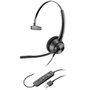 HP Poly Auriculares EncorePro EP310 Diadema Monoaural con Micrófono y Control de Volumen USB-A Negro