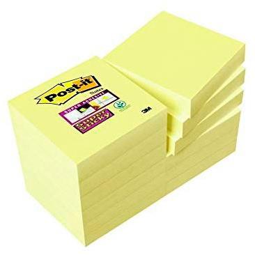 Post-It Bloc Notas Adhesivas 622 Super Sticky 47,6x47,6mm Paquete 12 Unidades