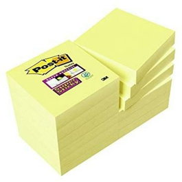 Post-It Bloc Notas Adhesivas 622 Super Sticky 47,6x47,6 mm, 12 Unidades
