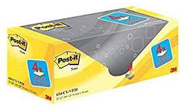 Post-it Bloc Notas 654 76x76 Canary Yellow 100H Paquete 16 Ud + 4 Ud Gratis