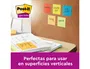 Post-it Bloc de Notas Adhesivas Super Sticky Carnival 76x127 mm Pack 6 Blocs Colores Surtidos Certificado PEFC