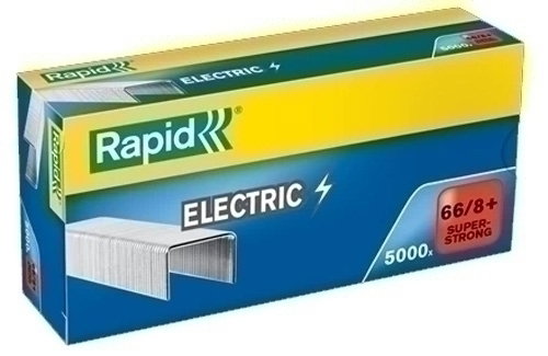 Rapid Grapas 66/8+ Galvanizadas Super Strong Caja de 5000 Unidades