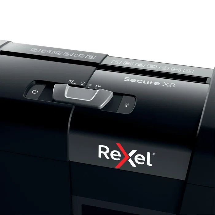 Rexel Secure X8 Destructora de Papel Corte Cruzado Negro Rexel Secure X8 Destructora de Papel Corte Cruzado Negro