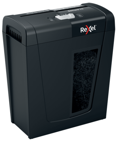 Rexel Destructora de documentos Secure X8, negro
