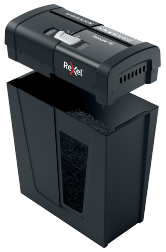 Rexel Destructora de documentos Secure X8, negro