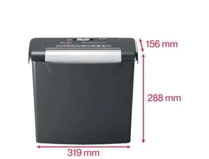 Rexel S206 Destructora de Documentos, Capacidad de Corte 6 Hojas, Corte en Tiras