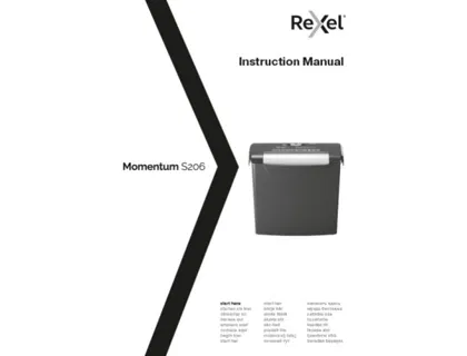 Rexel S206 Destructora de Documentos, Capacidad de Corte 6 Hojas, Corte en Tiras