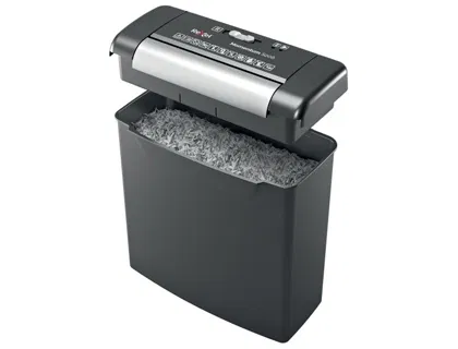 Rexel S206 Destructora de Documentos, Capacidad de Corte 6 Hojas, Corte en Tiras