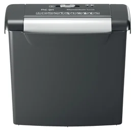 Rexel Momentum S206 Destructora de Papel Corte en Tiras 6mm Negro, Gris
