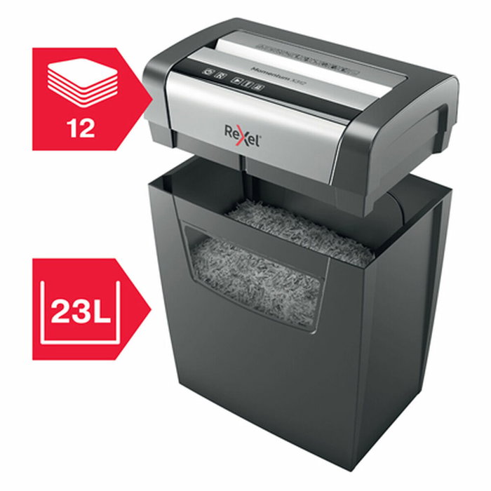 Rexel Momentum X312 Destructora de Papel Corte en Partículas Negro Rexel Momentum X312 Destructora de Papel Corte en Partículas Negro