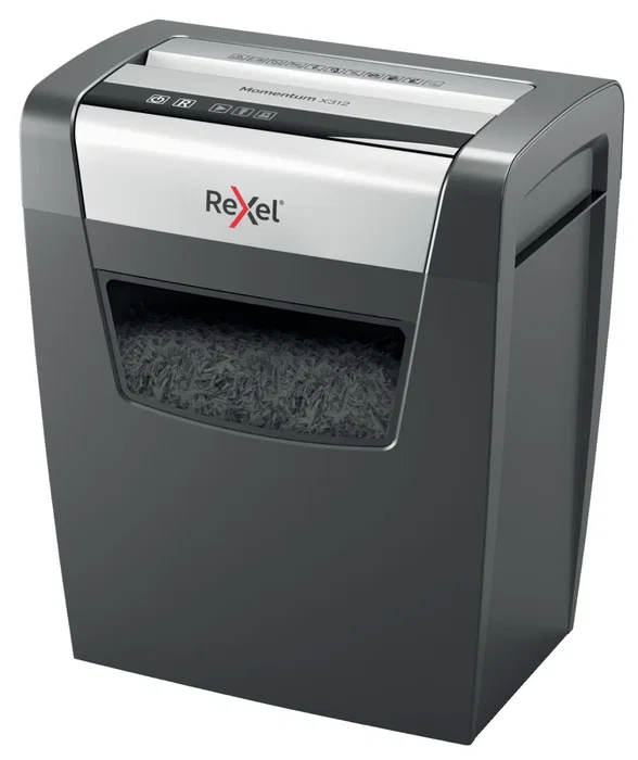 Rexel Momentum X312 Destructora de Papel Corte en Partículas Negro Rexel Momentum X312 Destructora de Papel Corte en Partículas Negro