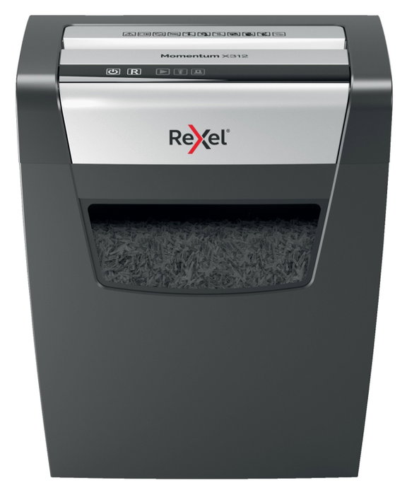 Rexel Momentum X312 Destructora de Papel Corte en Partículas Negro Rexel Momentum X312 Destructora de Papel Corte en Partículas Negro