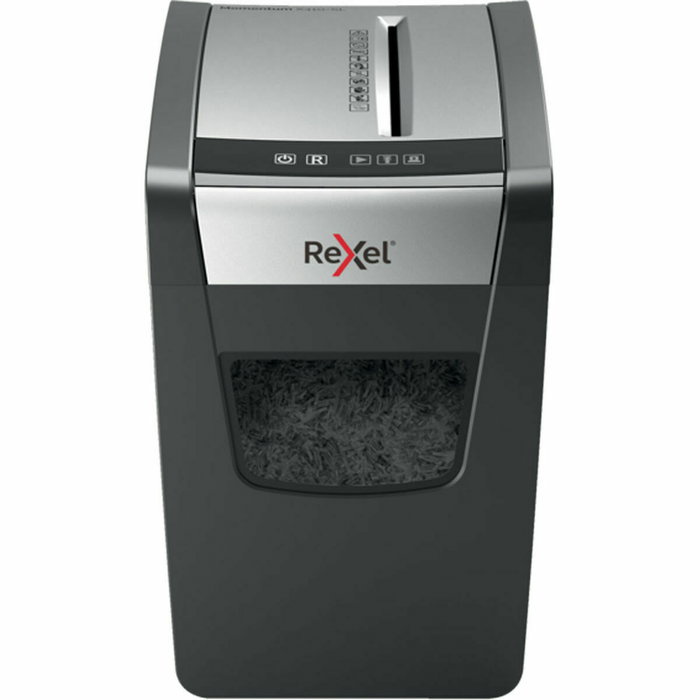 Rexel Momentum X410-SL Destructora de Papel Corte Cruzado Negro/Plata