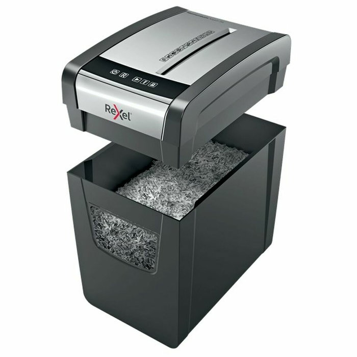 Rexel Momentum X410-SL Destructora de Papel Corte Cruzado Negro/Plata