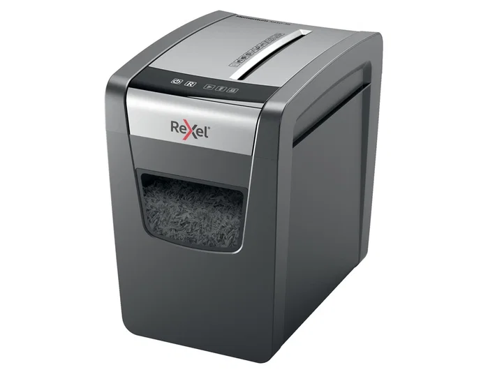 Rexel Momentum X410-SL Destructora de Papel Corte Cruzado Negro/Plata