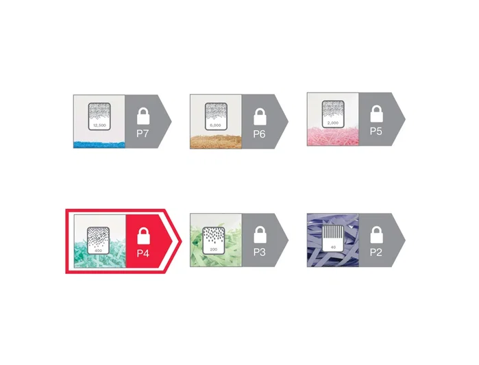 Rexel Momentum X410-SL Destructora de Papel Corte Cruzado Negro/Plata