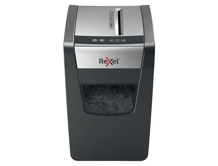 Rexel Momentum X410-SL Destructora de Papel Corte Cruzado Negro/Plata