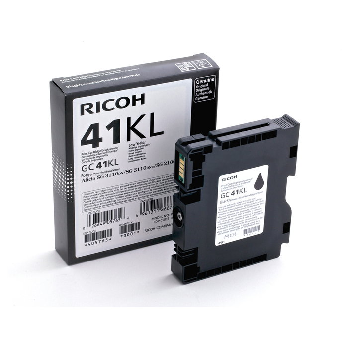 Ricoh GC-41KL Cartucho de Gel Negro