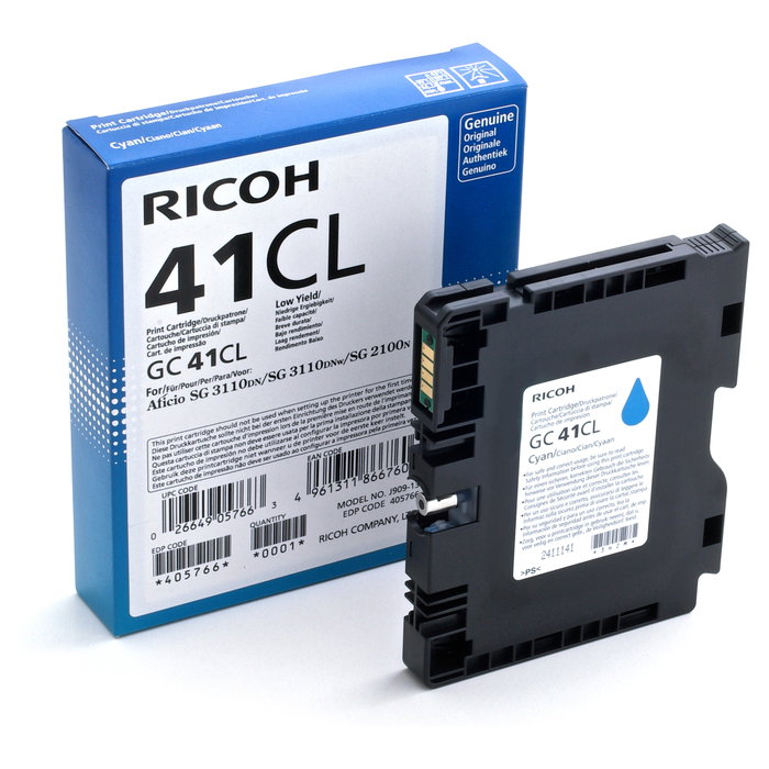 Ricoh GC-41CL Cartucho Cian