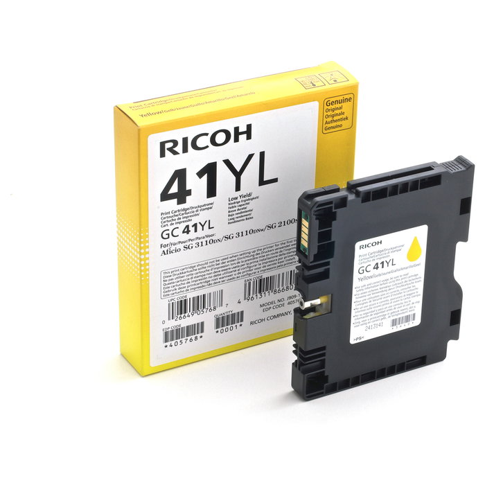 Ricoh GC41YL Cartucho Amarillo Ricoh GC41YL Cartucho Amarillo