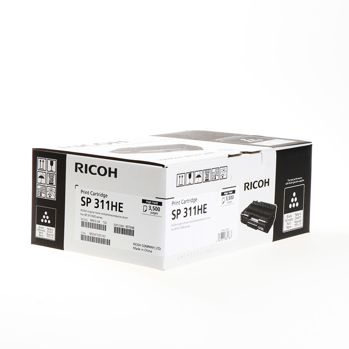 Ricoh 407246 Tóner Negro SP 311HE Alta Capacidad Ricoh 407246 Tóner Negro SP 311HE Alta Capacidad