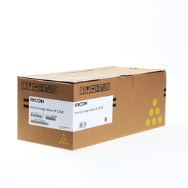Ricoh Toner Yellow 407534 Type C252E, Cartucho de Tóner de Repuesto Original para Impresoras Ricoh