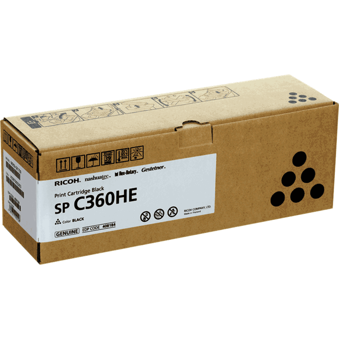 Ricoh SP C360HEBK Tóner Negro XL