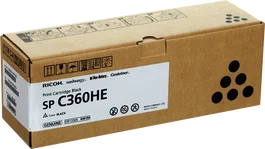 Ricoh SP C360HEBK Tóner Negro Original 408184 7000 Páginas