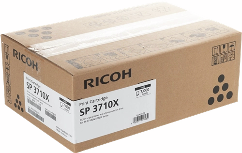 Ricoh Tóner Negro SP 3710X (408285) para SP 3710DN y SP 3710SF Ricoh Tóner Negro SP 3710X (408285) para SP 3710DN y SP 3710SF