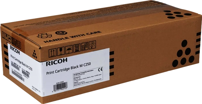 Ricoh Tóner Negro M C250BK 408352 para Ricoh Máquina 2300 Páginas Ricoh Tóner Negro M C250BK 408352 para Ricoh Máquina 2300 Páginas