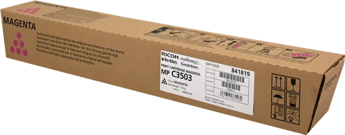 Ricoh Cartucho de Tóner Magenta 841819 para MP C3003/C3503 Ricoh Cartucho de Tóner Magenta 841819 para MP C3003/C3503