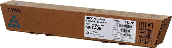 Ricoh Tóner Cian MP C306C (842096) ~6.000 páginas Ricoh Tóner Cian MP C306C (842096) ~6.000 páginas