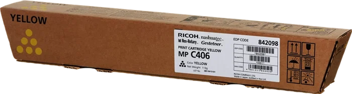 Ricoh Cartucho de Tóner Amarillo MP C306/C307/C406 (842098) Ricoh Cartucho de Tóner Amarillo MP C306/C307/C406 (842098)