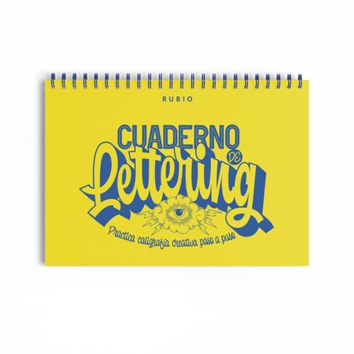 Rubio Cuaderno de Lettering Práctica Caligrafía Creativa Paso a Paso