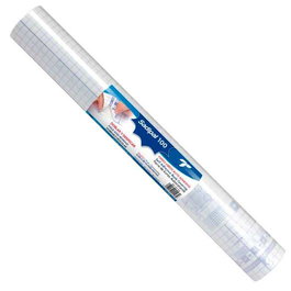 Sadipal Forro de Libros Autoadhesivo, Reposicionable, PP de 100 Micras, Rollo de 0,50 x 20 m Transparente