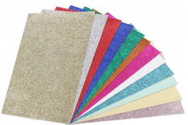 Sadipal Cartulina Purpurina Azul 50x65 cm Monocolor 330 gr Blister 5 Hojas