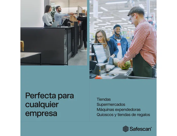 Safescan 1250 Contadora y Clasificadora de Monedas para Euro