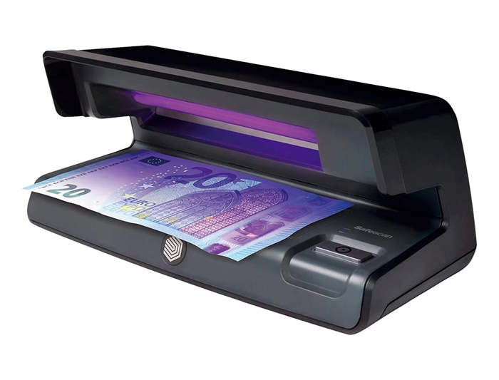 Detector De Billetes Falsos Safescan 55 Negro Con Luz Ultravioleta