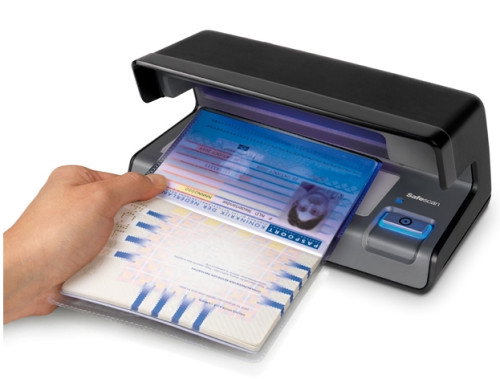 Safescan 70 Detector de Billetes Falsos y Documentos de Identidad Negro