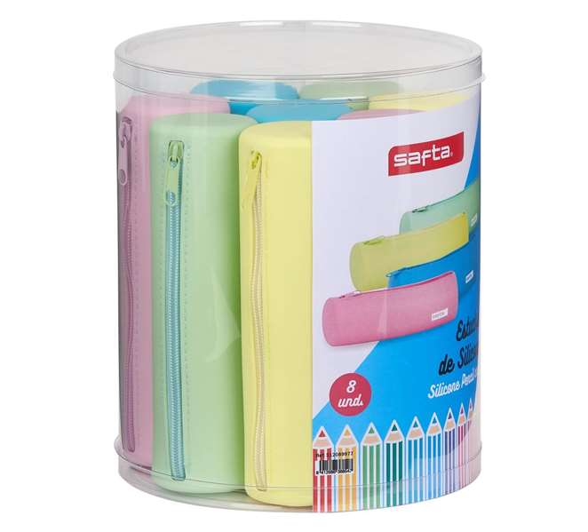Safta Portatodo Redondo Silicona Set 8 Unidades Colores Surtidos Safta Portatodo Redondo Silicona Set 8 Unidades Colores Surtidos
