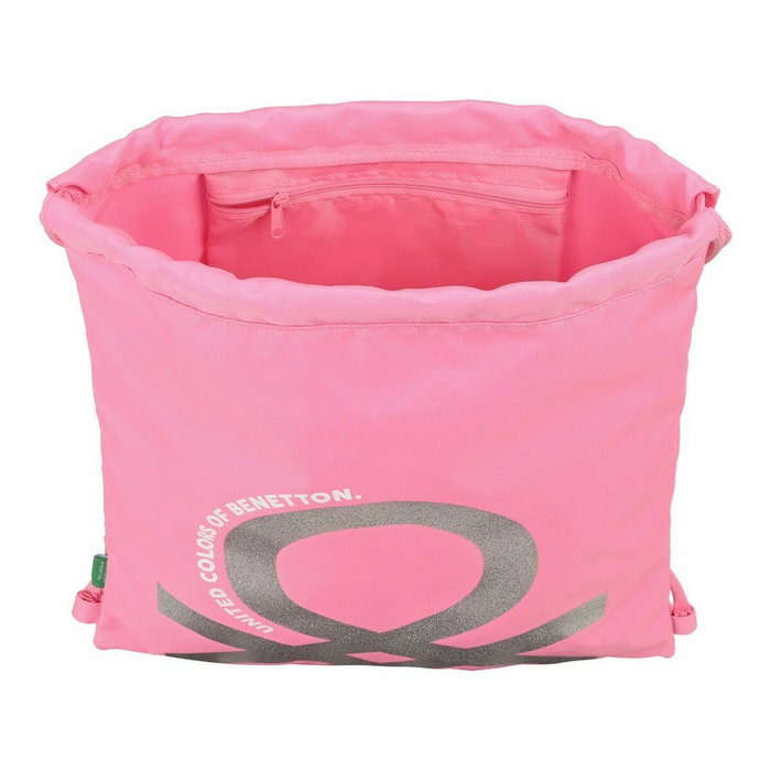 Safta saco plano benetton "flamingo pink"