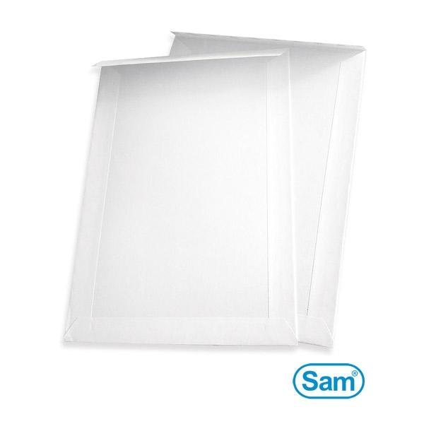 SAM Bolsa de sobre con dorso de cartón 229x324 mm Blanco SAM Bolsa de sobre con dorso de cartón 229x324 mm Blanco