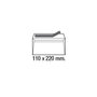 Sam Sobres DIN DL 110x220 mm Blanco 90g con Tira de Silicona