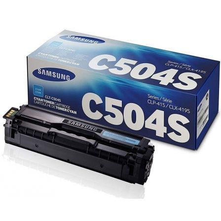 Samsung Cartucho de Tóner CLT-C504S Cian