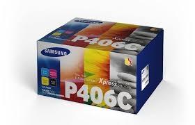 Samsung CLT-P406C Multipack de 4 Cartuchos de Tóner (SU375A)