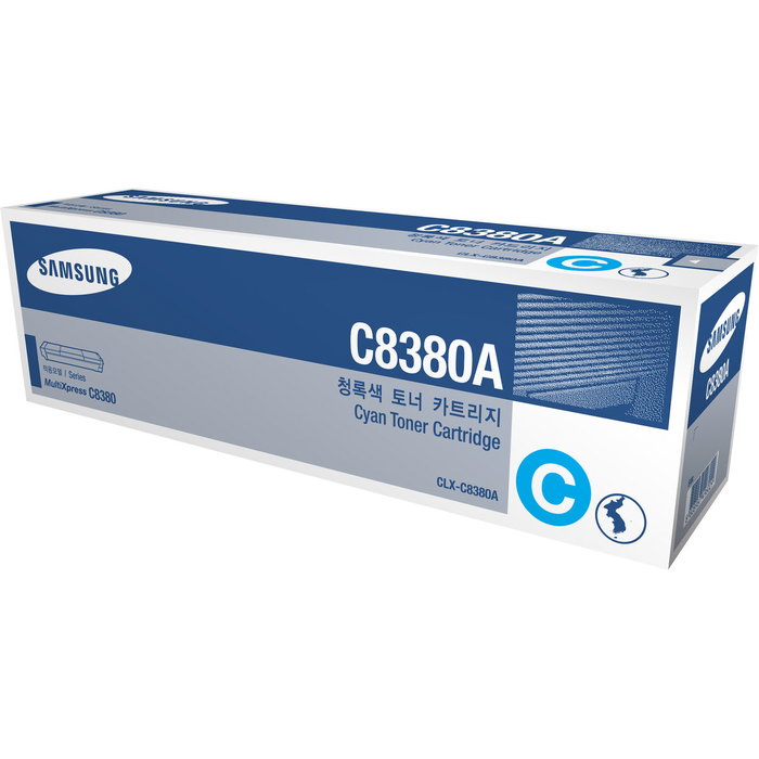 Hp-Samsung Tóner Cian para Samsung CLX-8380ND (CLX-C8380A/ELS)
