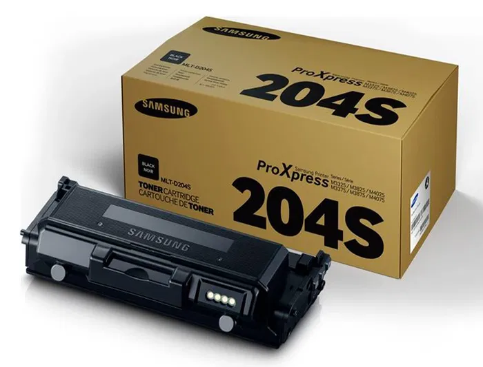 Hp Tóner MLTD204S/ELS Negro Original para Samsung M3325 / M3375 / M3825 / M3875