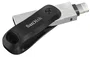 SanDisk iXpand - Unidad Flash USB 64 GB USB Type-A / Lightning 3.2 Gen 2 para iPhone y iPad - Color Negro, Plata