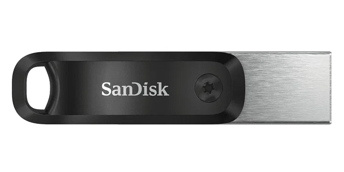 SanDisk iXpand - Unidad Flash USB 64 GB USB Type-A / Lightning 3.2 Gen 2 para iPhone y iPad - Color Negro, Plata
